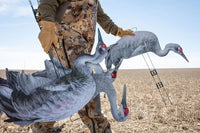 Tanglefree Fully Flocked Sandhill Crane Silhouette Decoys - 12 Pack
